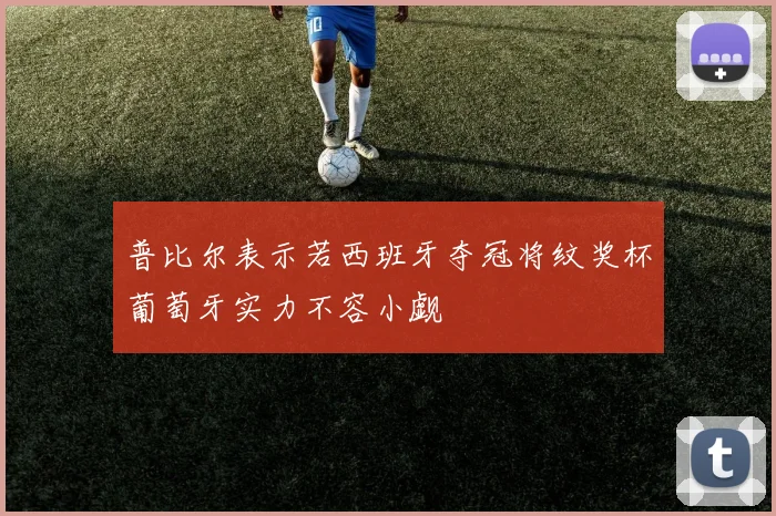 普比尔表示若西班牙夺冠将纹奖杯葡萄牙实力不容小觑